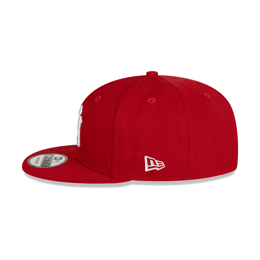 Gorro New Era 9Fifty MLB New York Yankees Scarlet