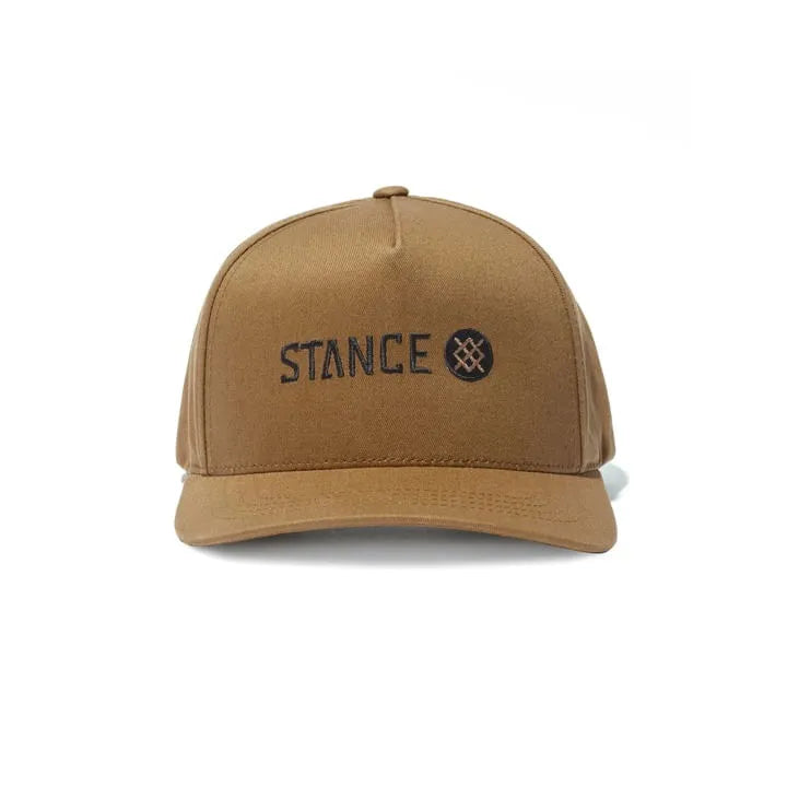 Gorro Stance Icon Snapback Hat Cafe Tabaco