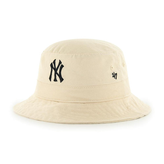 Gorro Bucket 47 New York Yankees Beige Natural