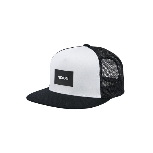 Gorro Nixon Team Trucker Hat Blanco Negro