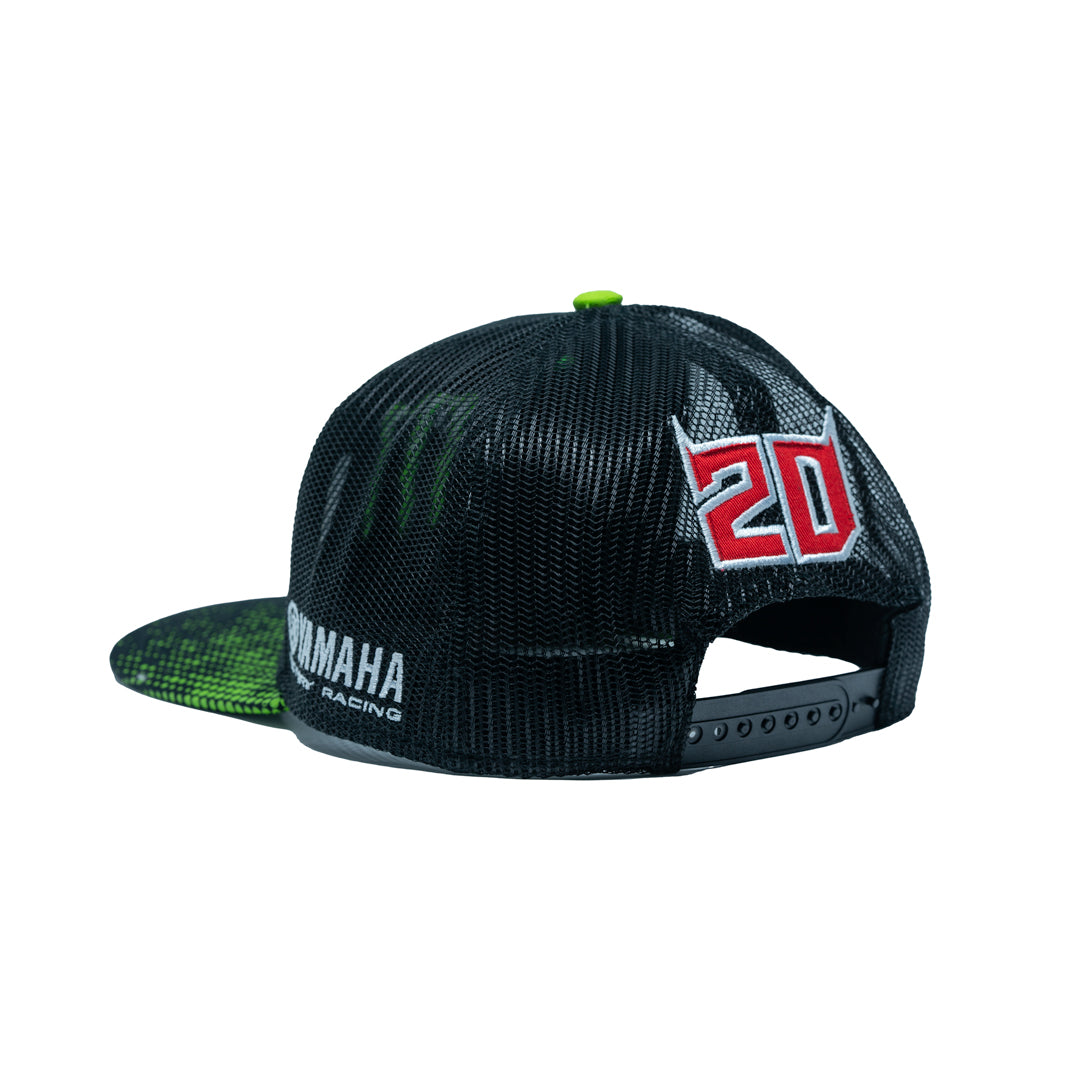 Gorro GP Monster Energy Yamaha Racing Trucker Negro Verde