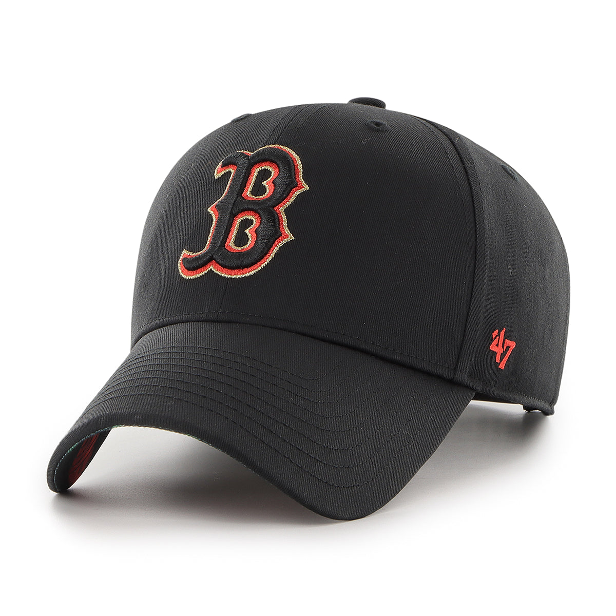 Gorro 47 Boston Red Sox MVP Snapback Negro Rose