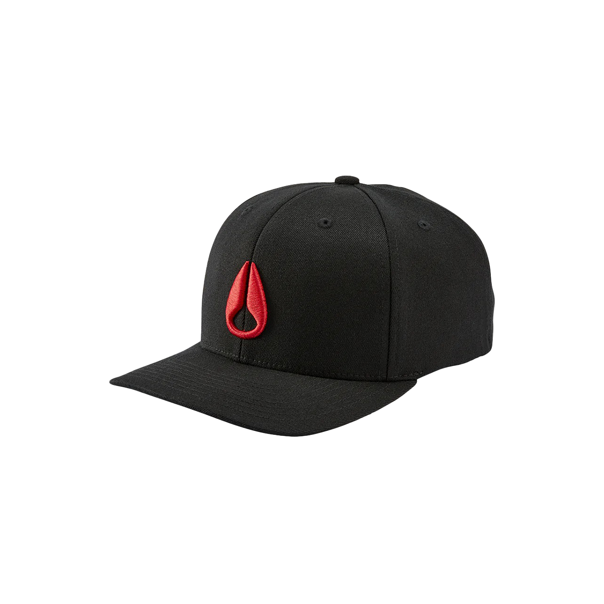 Gorro Nixon Deep Down Snapback Negro Rojo