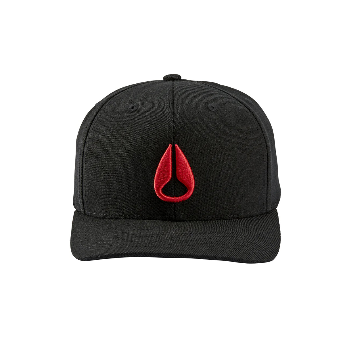 Gorro Nixon Deep Down Snapback Negro Rojo