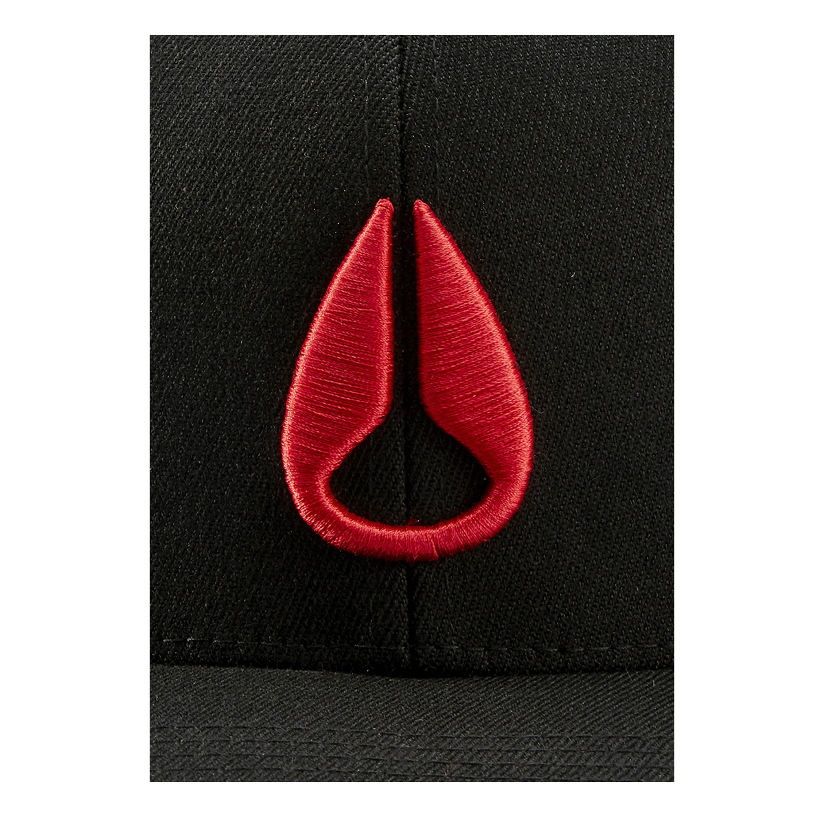 Gorro Nixon Deep Down Snapback Negro Rojo