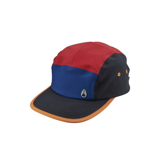 Gorro Nixon Mikey Tech Strapback Negro Azul Rojo