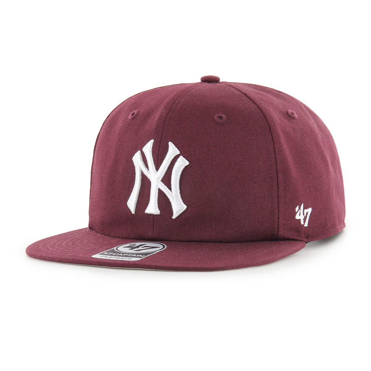 Gorro 47 New York Yankees Captain Snapback Maroon Burdeo