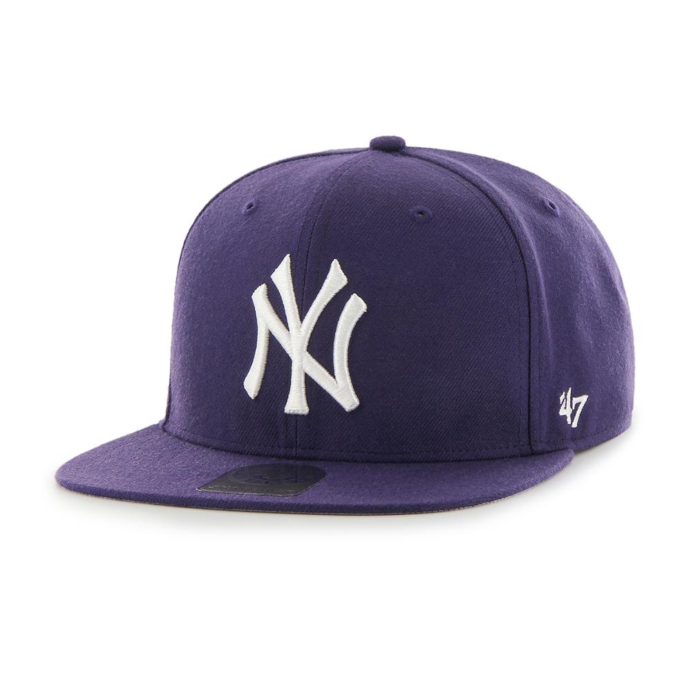 Gorro 47 New York Yankees Captain Snapback Purple Morado