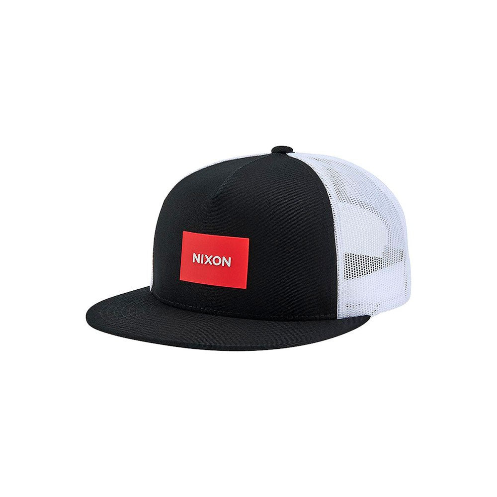 Gorro Nixon Team Trucker Hat Negro Blanco