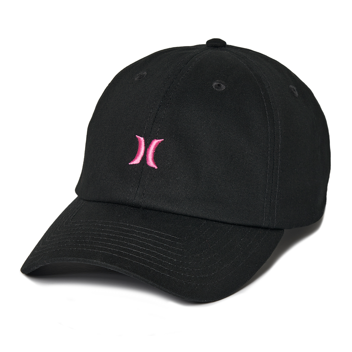 Gorro Hurley Iconic Negro Rosado