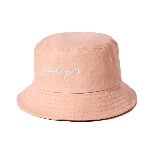 Gorro Bucket Hurley Scripted Rosado