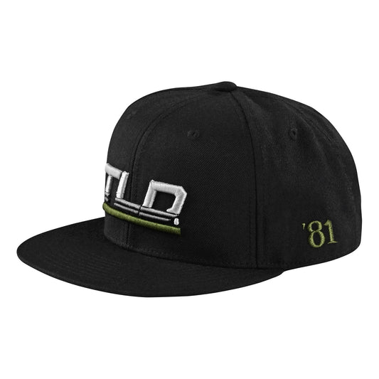 Troy Lee Designs Jockey Snapback Speed Negro-ProCircuit